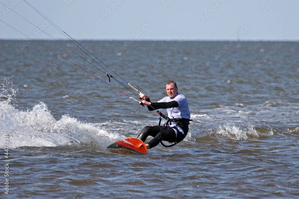 Fototapeta premium kitesurfer