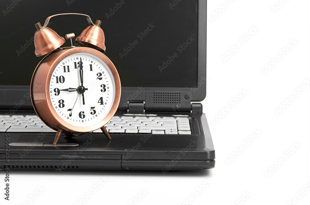 shot of office work in relation with time efficiency.