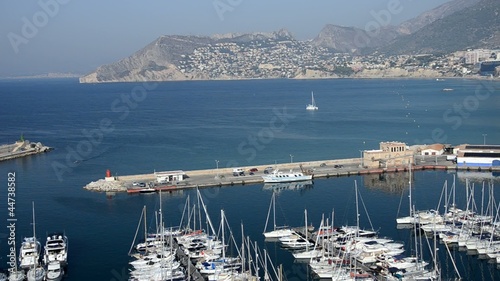 Marina w Calpe, Hiszpania photo