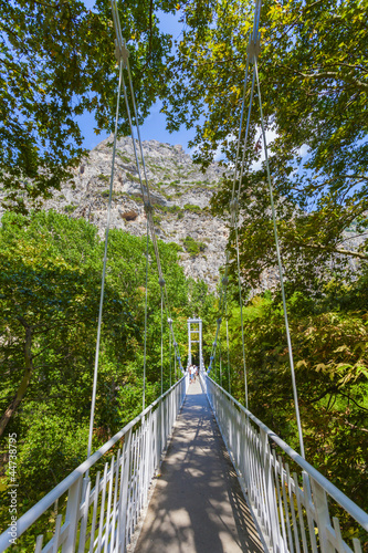 The Vale of Tempe in northern Greece photo