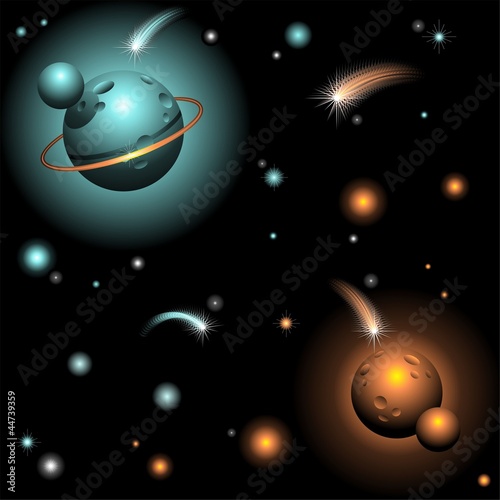 Planets and Stars on Space-Pianeti e Stelle nello Spazio-Vector