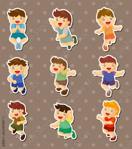 kid jump stickers