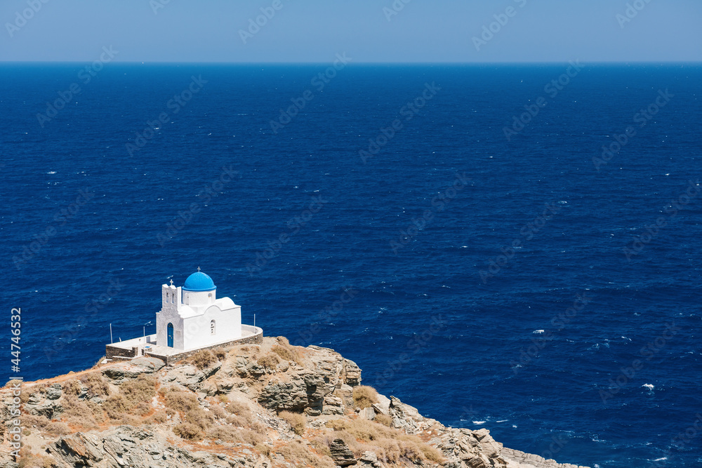 The chapel of 7 Martyrs, Sifnos, Greece
