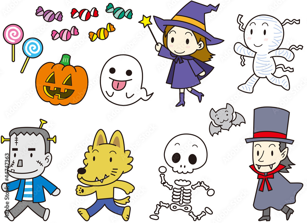 Obraz premium ハロウィン セット