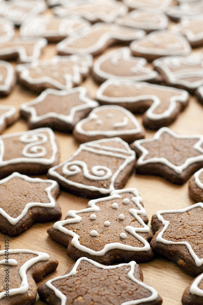 Different Shapes of Gingerbread Cookies Different Shapes of Gingerbread Cookies