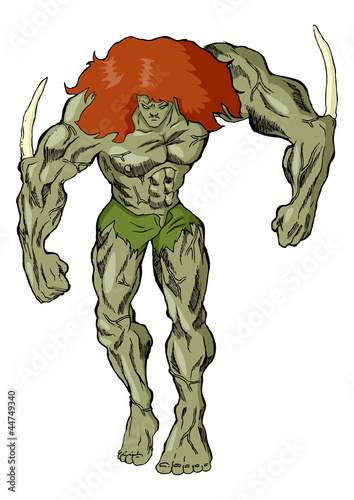 Illustration of a super villain