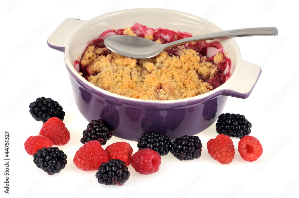 Crumble aux fruits des bois Crumble aux fruits des bois