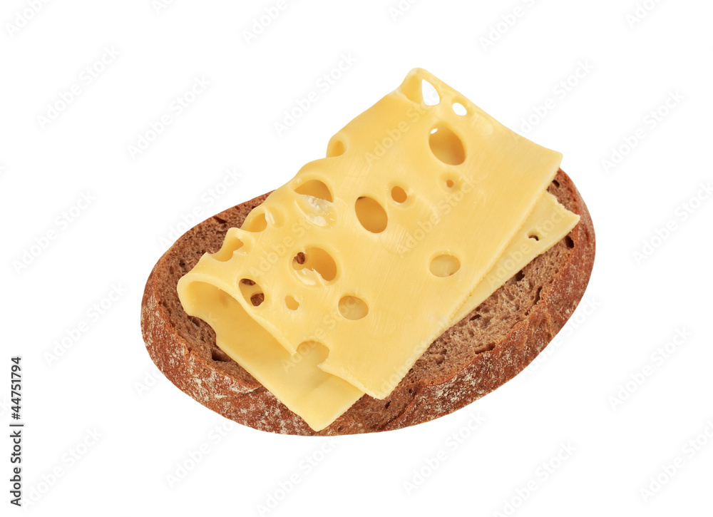 Bread and Swiss cheese Bread and Swiss cheese