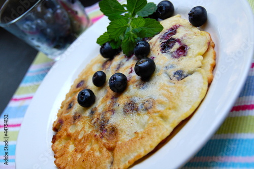 Blaubeeren Pfannkuchen