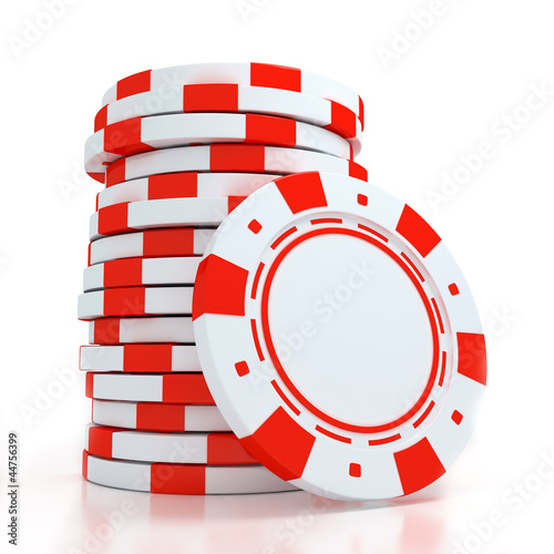Simple Colored Casino chips