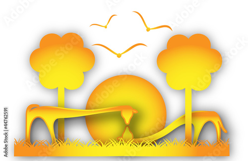 giraffen hintergrund