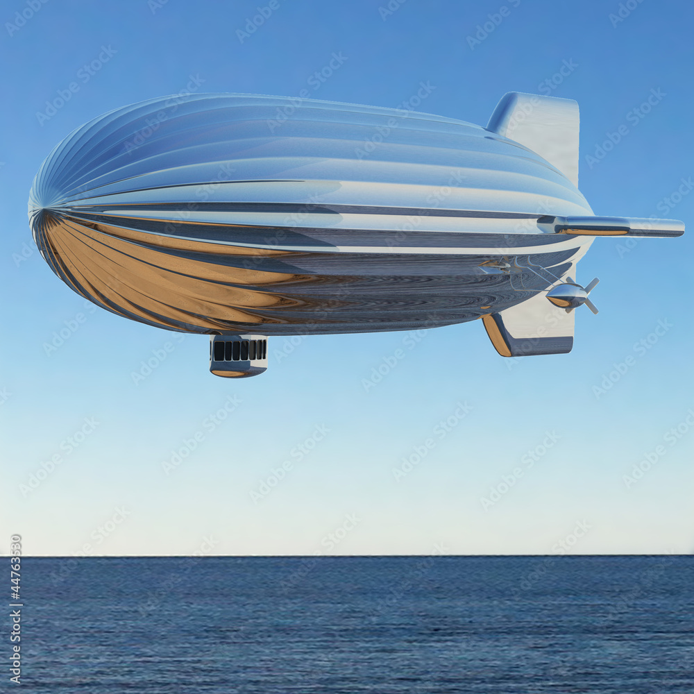 Fototapeta premium Dirigible 3d