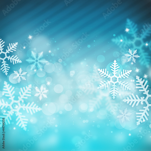 Beautiful snowflake Christmas background