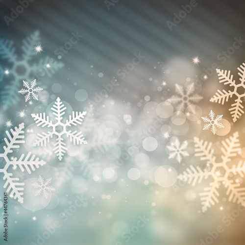 Beautiful snowflake Christmas background