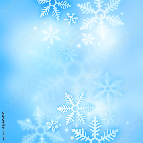Beautiful snowflake Christmas background