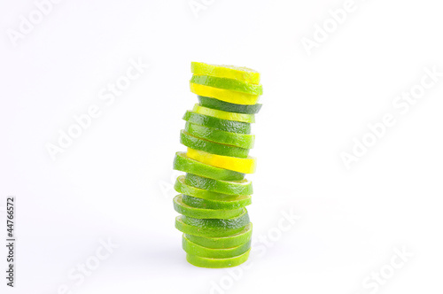 Obraz na płótnie Sliced lime w salonie