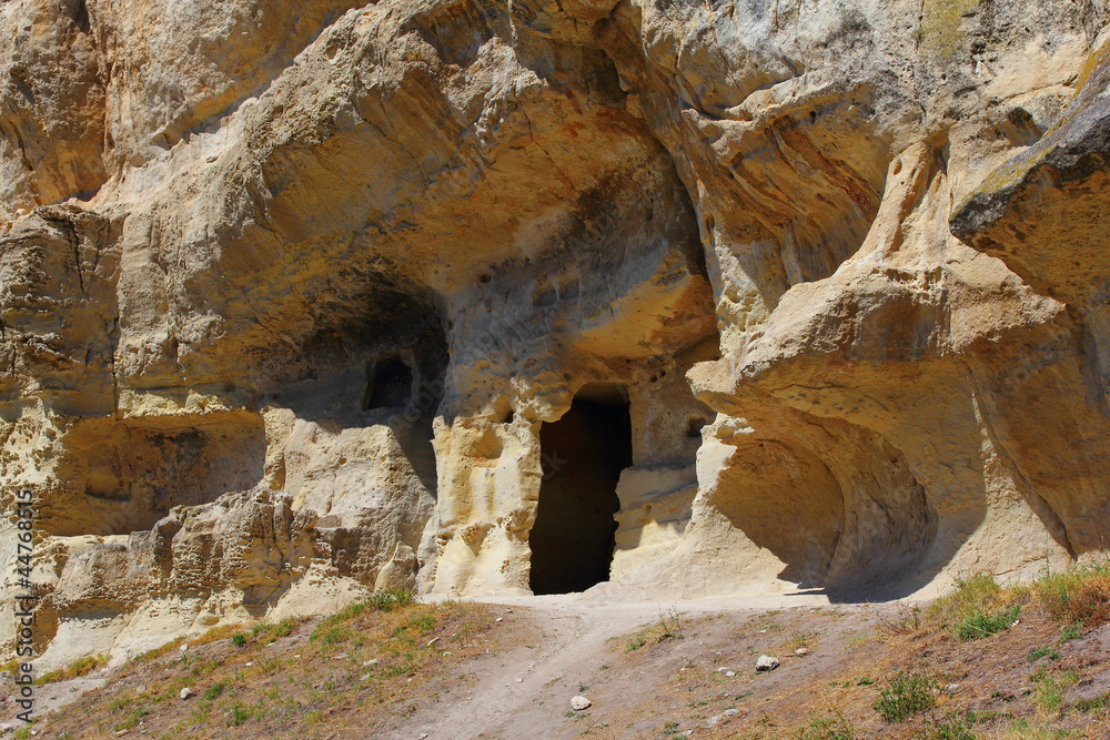 Cave in Chufut-Kale