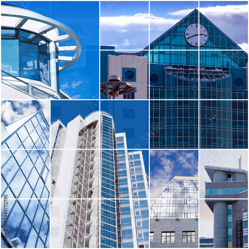 modern office buildings fro...