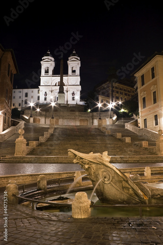 The Spanish Steps and Trinità dei monti. photo
