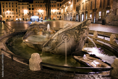 Fontana della Barcaccia. photo