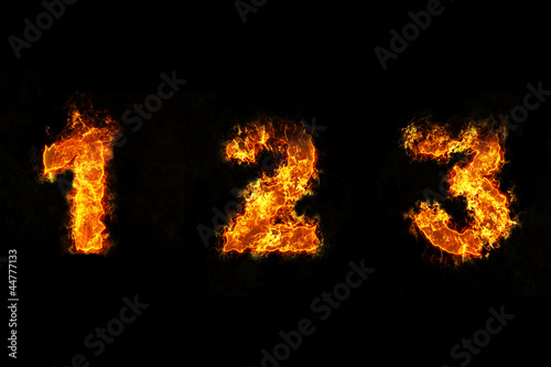 Fire on number 1, 2 and 3