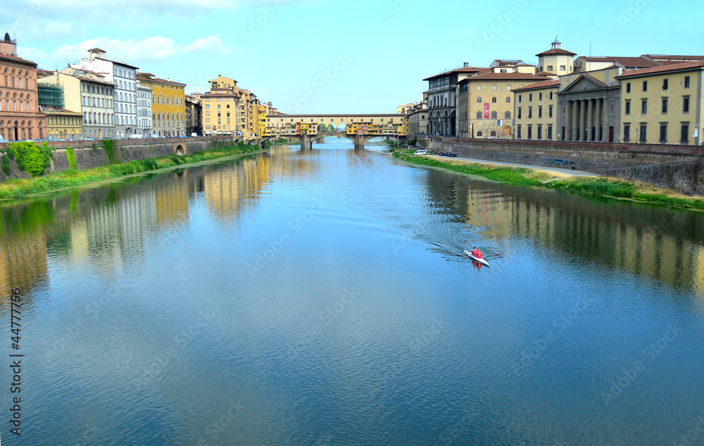 Early Morning on the Arno River in Florence