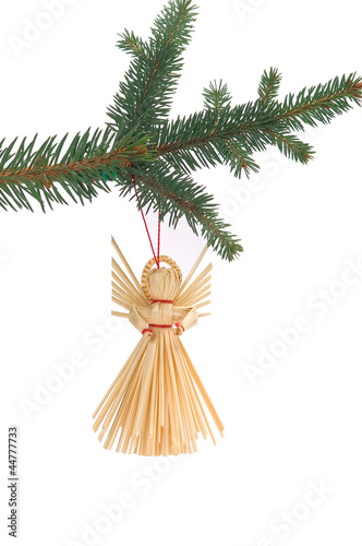 Christmas straw decoration
