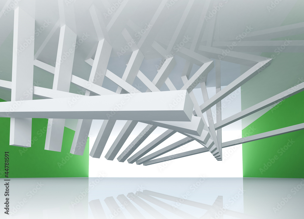 Fototapeta premium 3d abstract architecture background