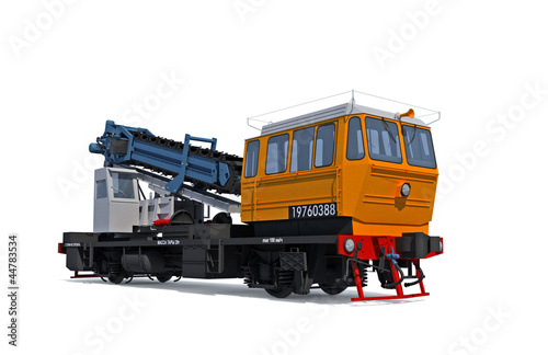 Modern support digger motor-rail car