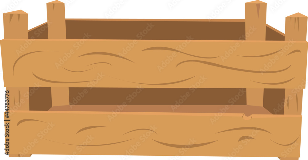 Fototapeta premium Wooden crate
