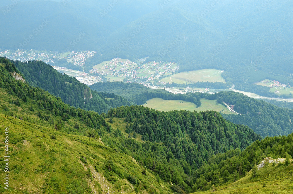 Mountain landscape in Transylvania