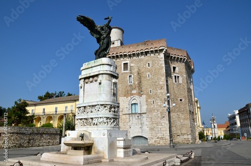Bild auf Leinwand benevento - rocca dei rettori