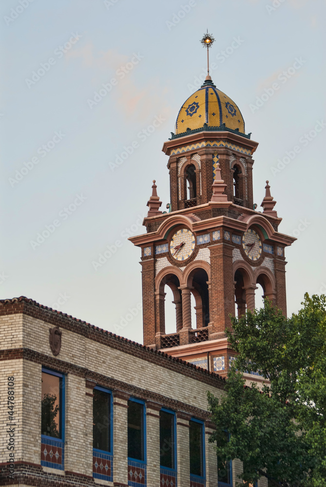 Bell Tower in Plaza District of Kansas City Missouri