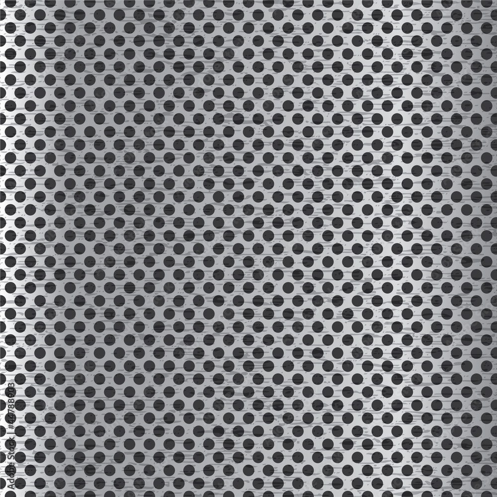 Metal background with circles Metal background with circles