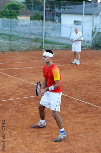 Two tennis players © Alen Ajan