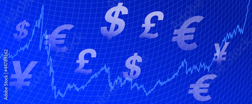 Graph Money background