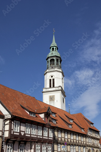 Celle, Stadtkirche und Fachwerkhäuser