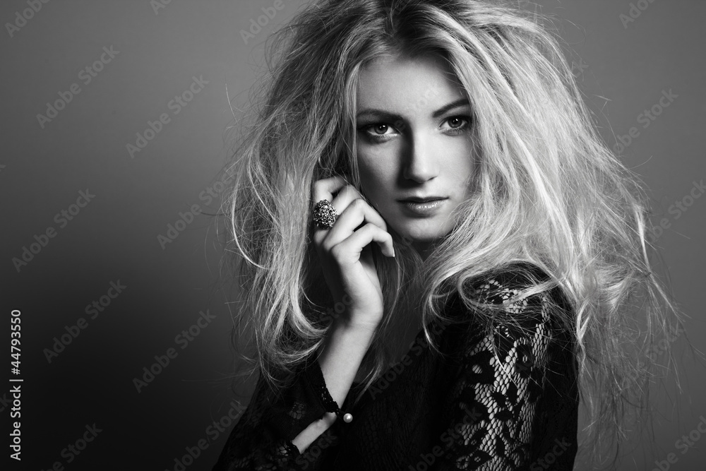 Fototapeta premium Photo of beautiful woman with magnificent hair