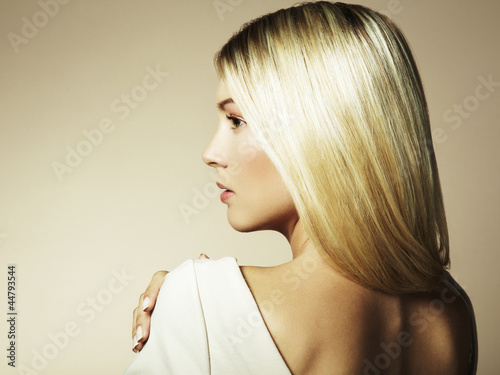 Konstfotografi Photo of beautiful woman with magnificent hair