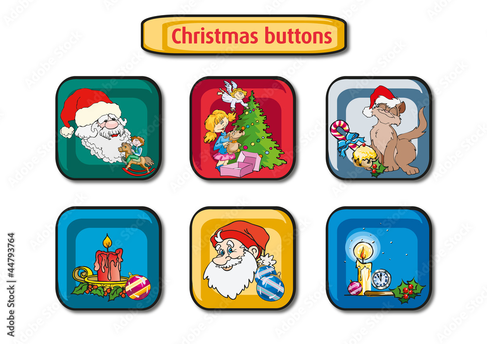 buttons Christmas