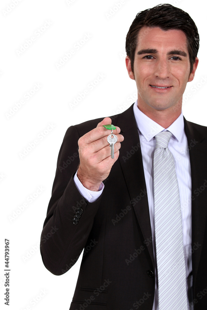 Man with wrench in hand Man with wrench in hand