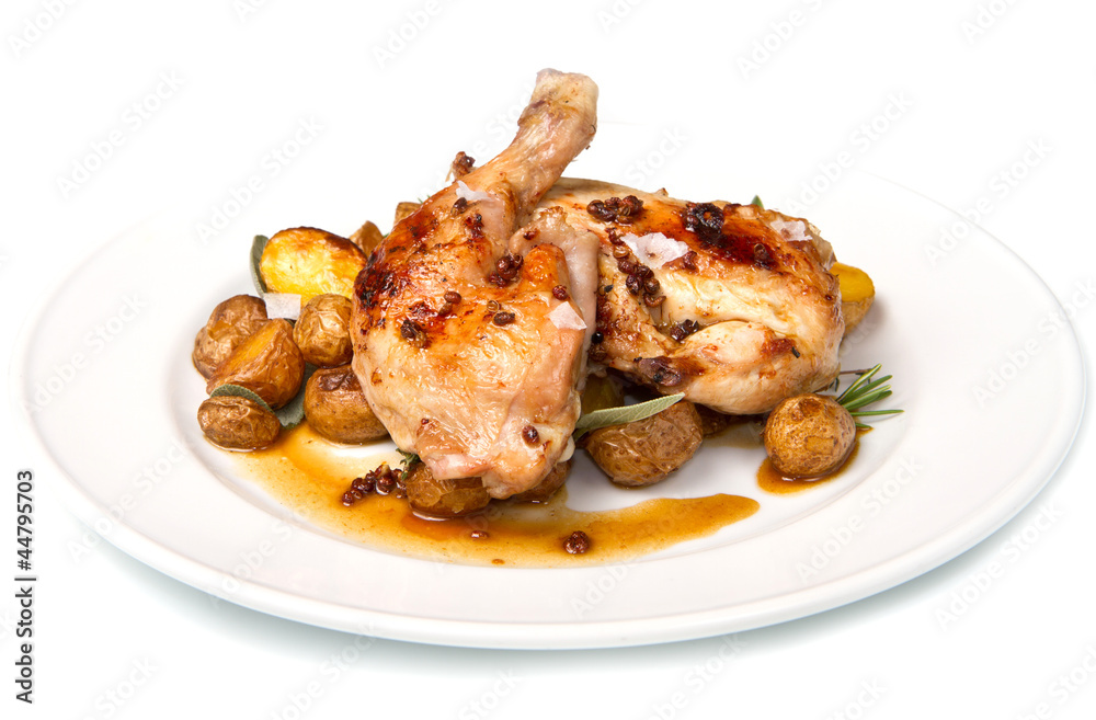 roast chicken with potatoes roast chicken with potatoes