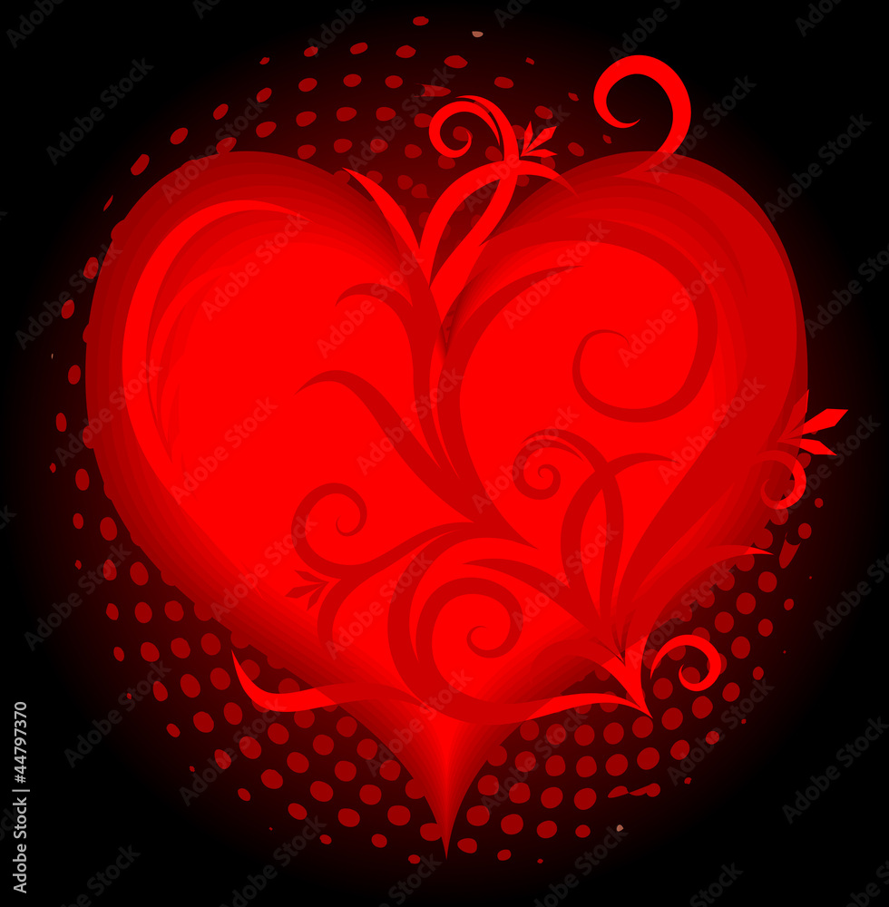 Valentine's card. Valentine's card.