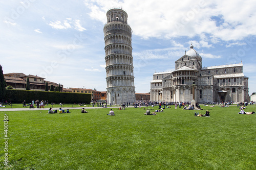 Fotografiet View of Piazza dei Miracoli Pisa