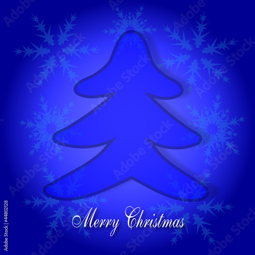 weihnachtsmotiv blau