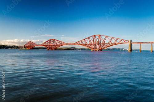 Firth of Forth Bridge in summer