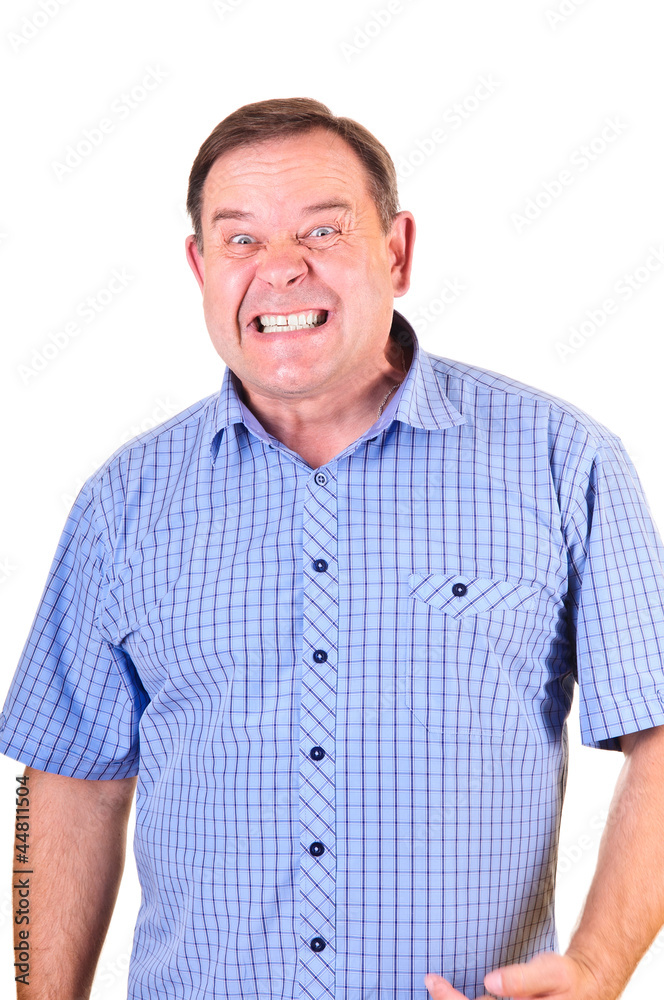 emotionally expressive businessman