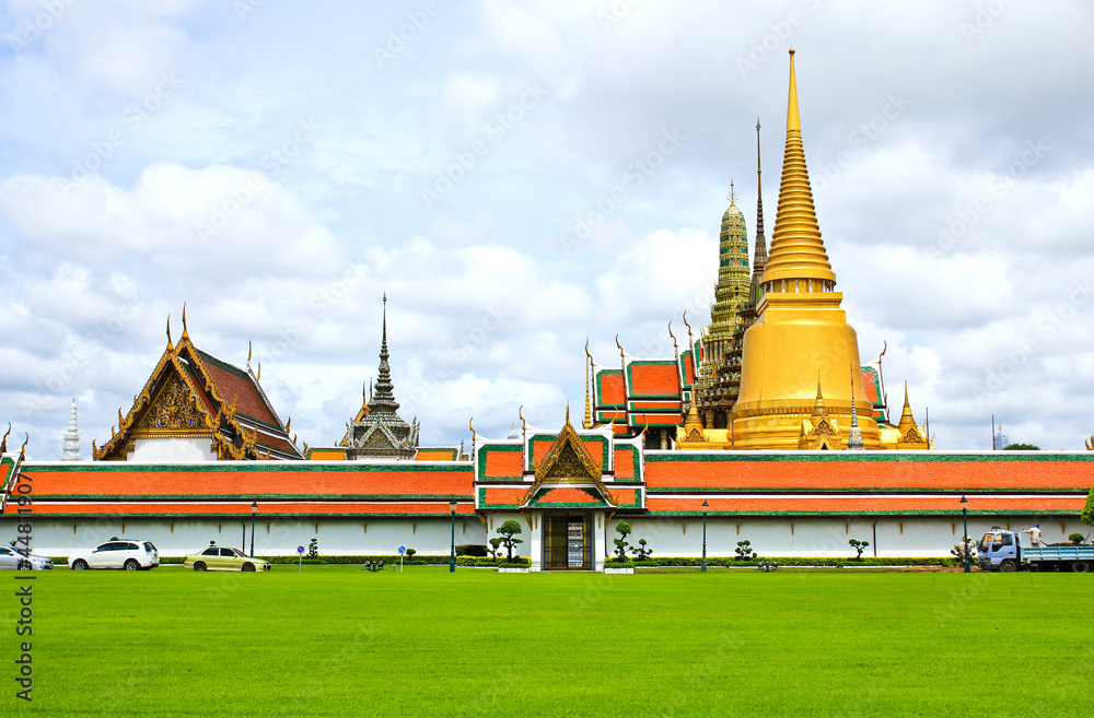 Naklejka premium Wat pra kaew, Grand palace ,Bangkok,Thailand.