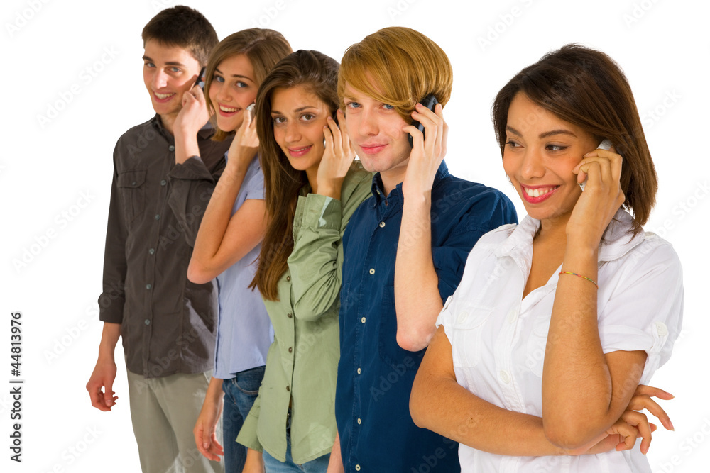 teenagers with smartphone teenagers with smartphone
