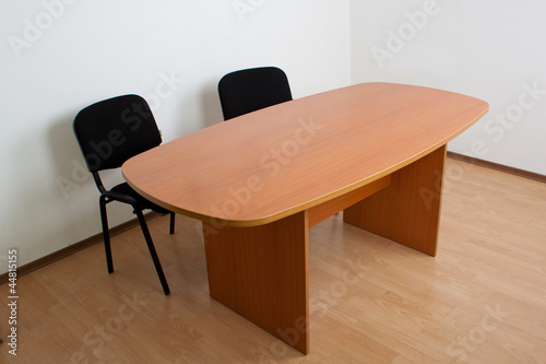 Desk with chairs